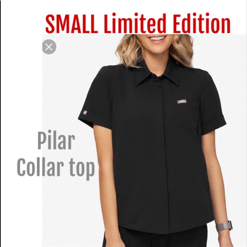 Small black figs scrub top